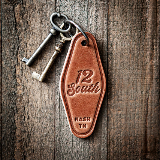 12 South Nashville Tennessee Keychain Motel Style
