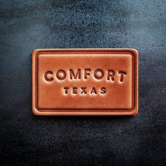 Comfort Texas Leather Magnet Block Style
