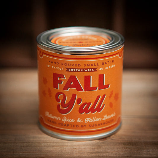 Fall Y'all Soy Paint Can Candle