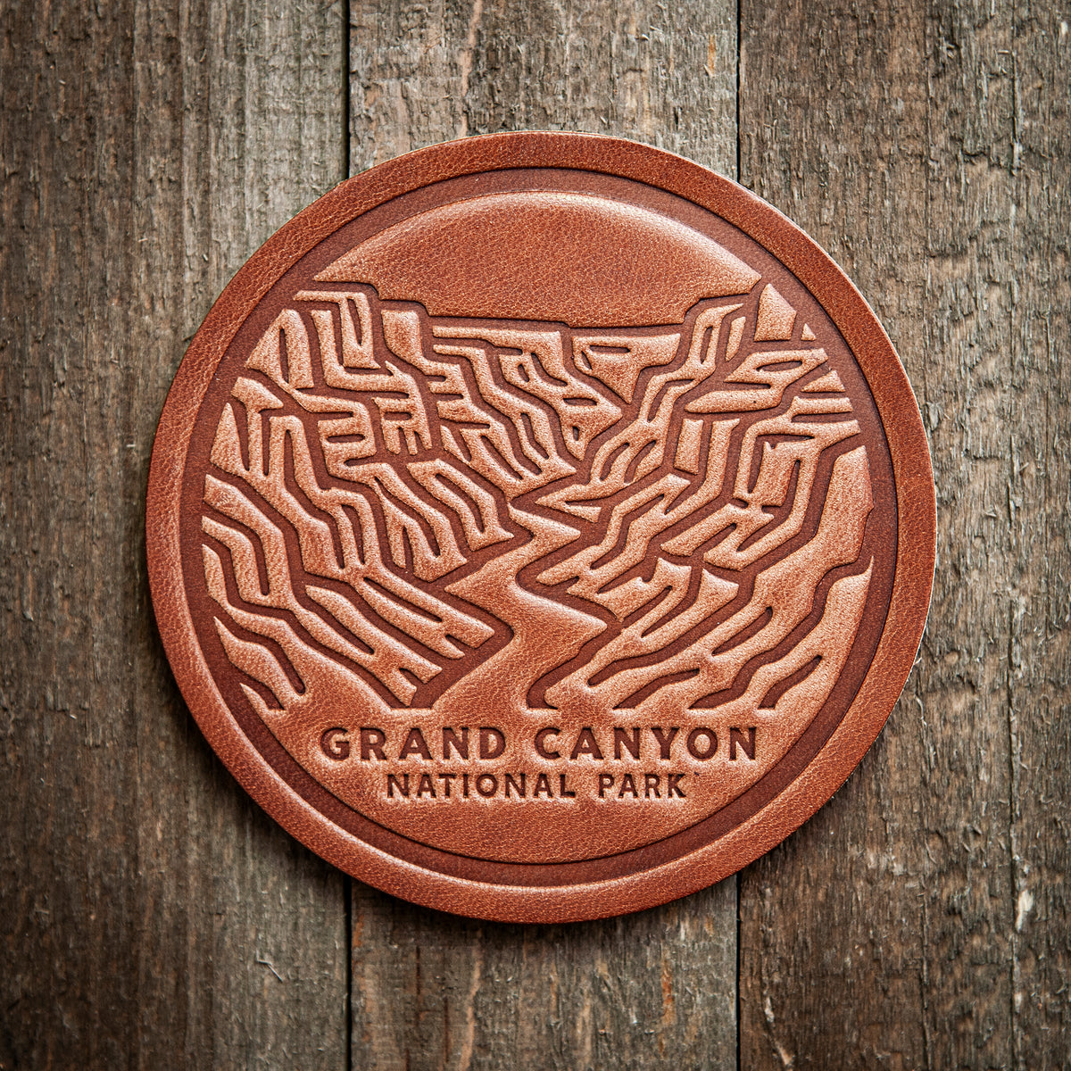 Grand Canyon National Park Leather Coaster