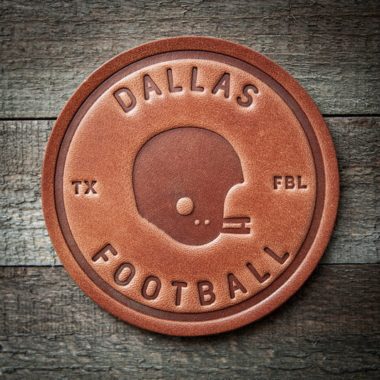 Dallas Football Leather Coaster