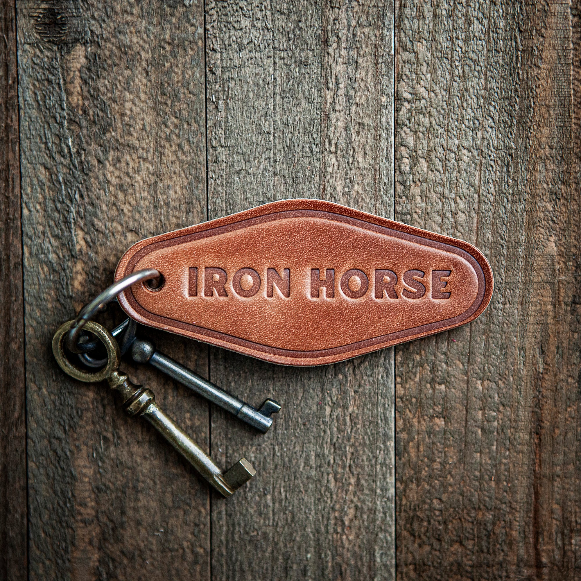 Iron Horse Leather Keychain Motel Style – Sugarhouse Leather