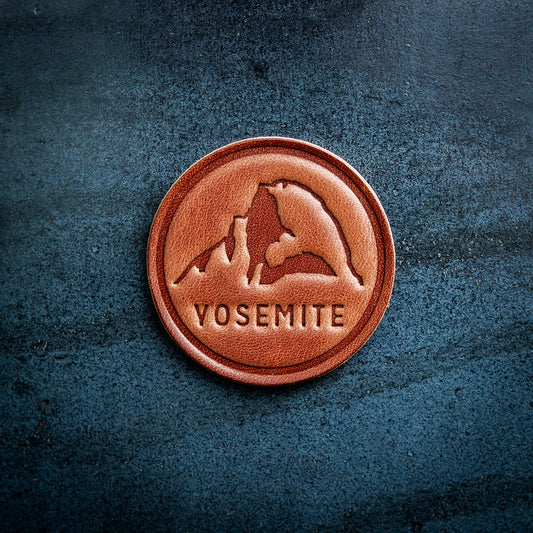 Yosemite Leather Magnet Circle Style