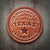 Texas Leather Coaster