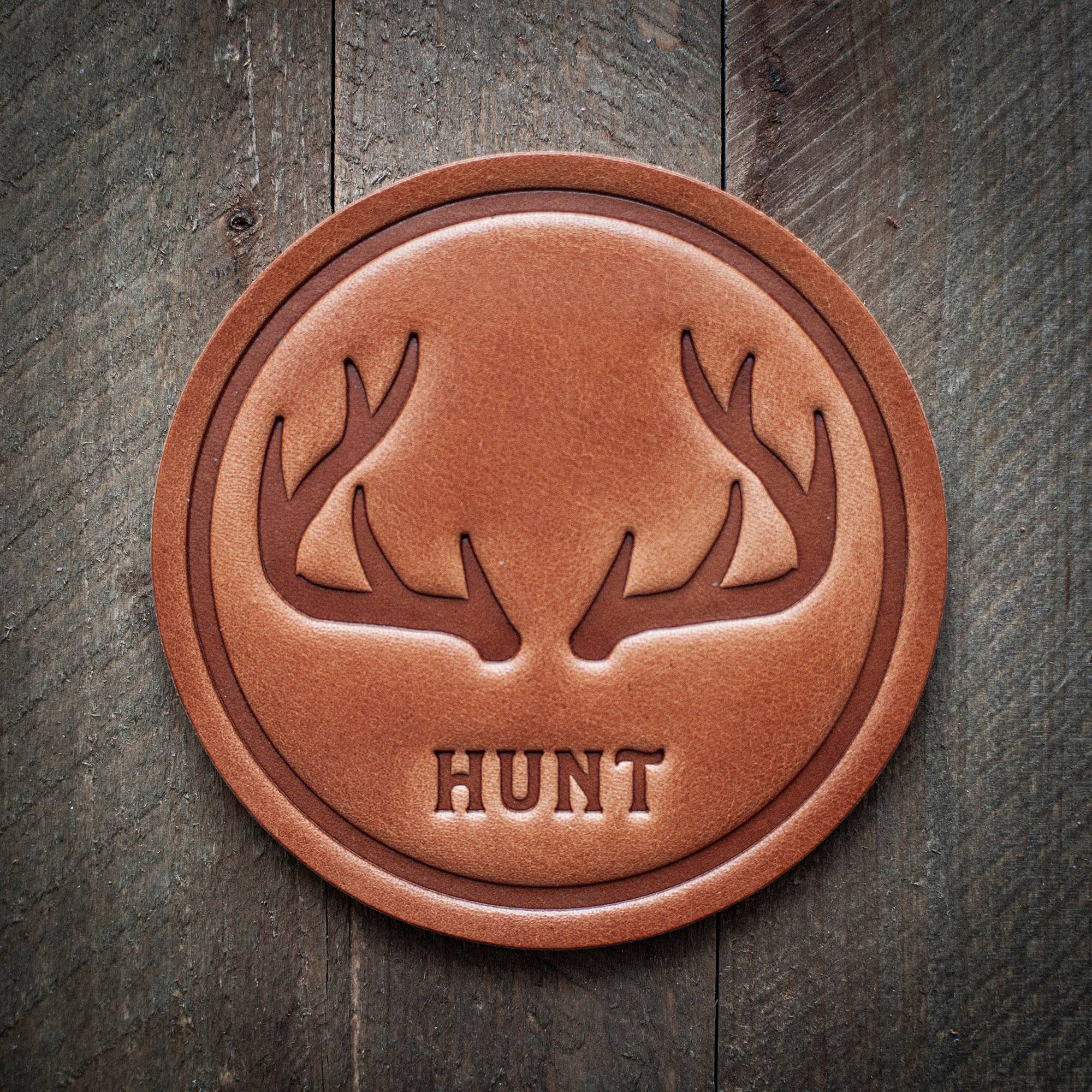 Hunt Leather Coaster