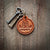 Sequoia  National Park Leather Keychain Circle