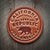 California Republic Leather Coaster