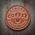 Strong Coffee Leather Coaster