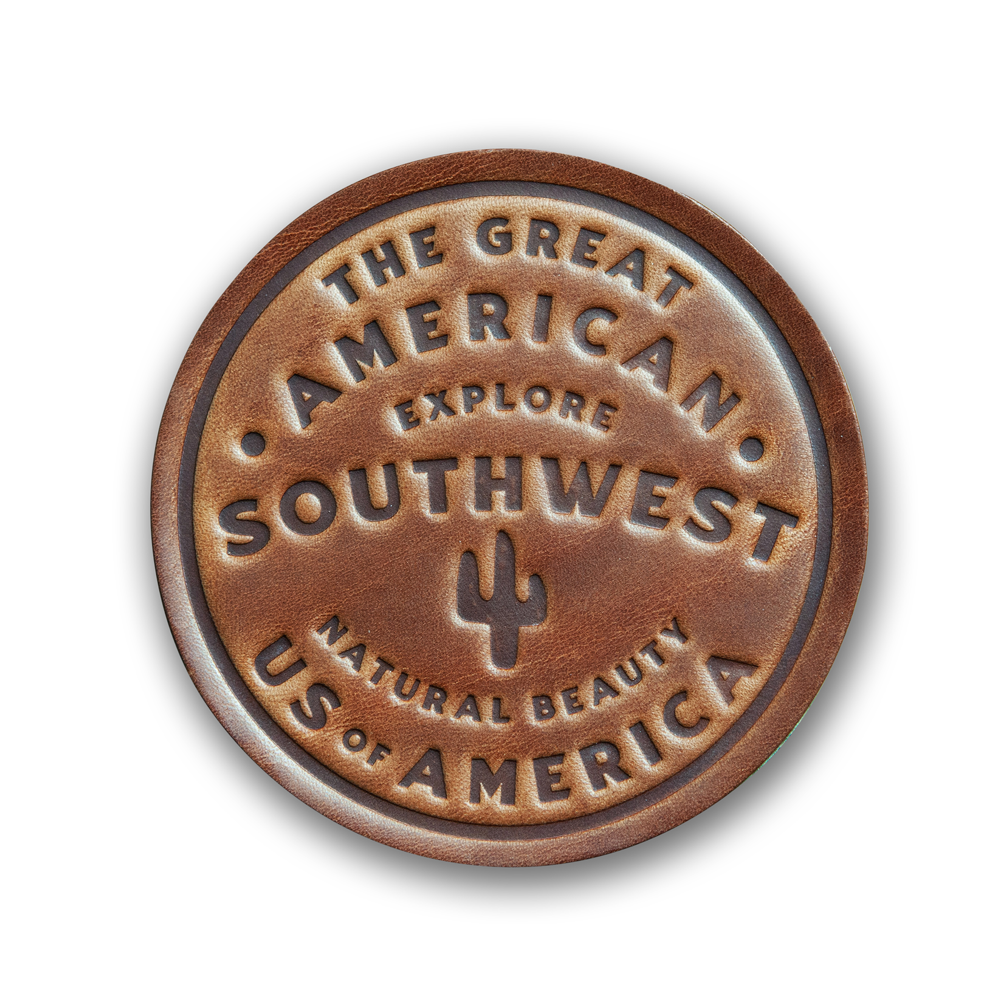 Southwest Leather Coaster