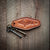 Upper Peninsula Michigan Leather Keychain Motel