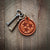 Tennessee Tri-Star Leather Keychain Circle