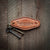 Fredericksburg Texas Leather Keychain Motel Style